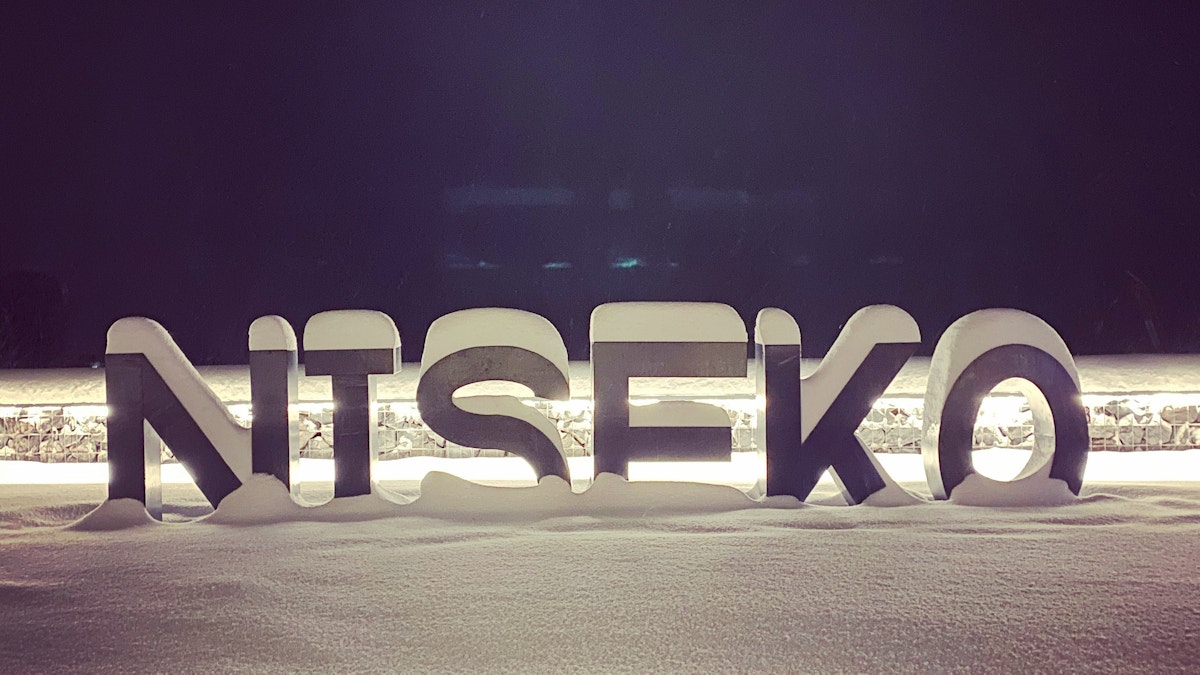 Niseko Snow Sign