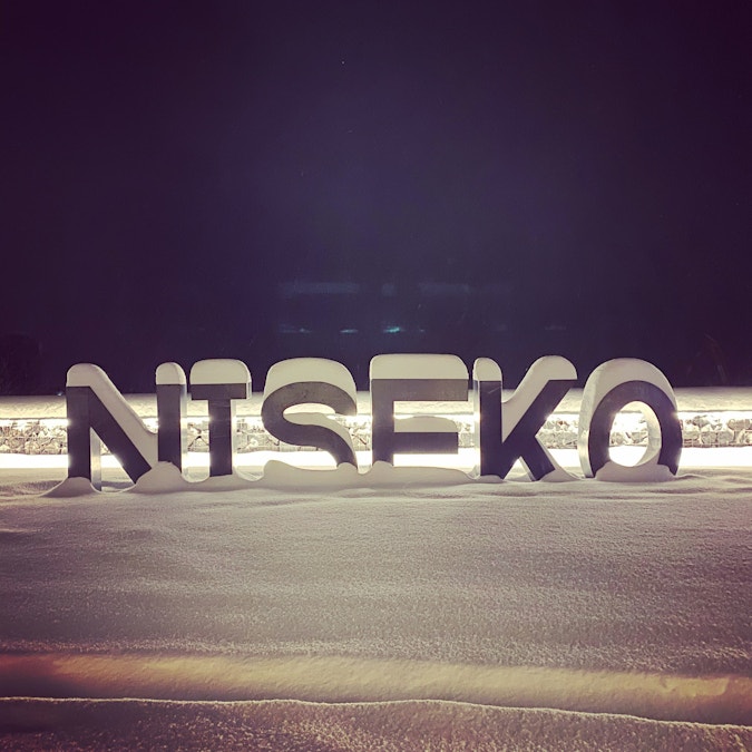 Niseko Snow Sign