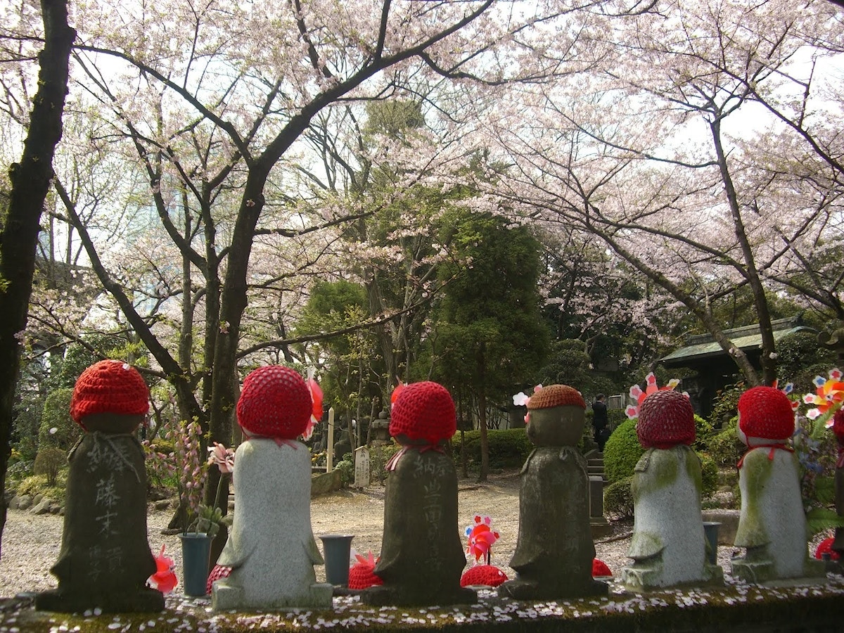 Cherry Blossom Statues