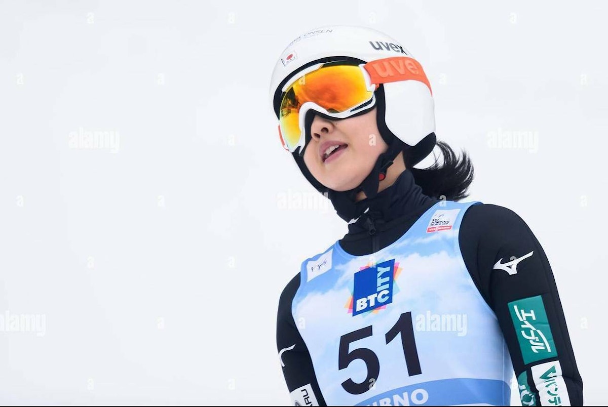 Nozomi maruyama of japan competes during the fis ski jumping world cup ljubno 2020 february 23 2020 in ljubno slovenia photo by rok rakunpacific press 2 B198 M0