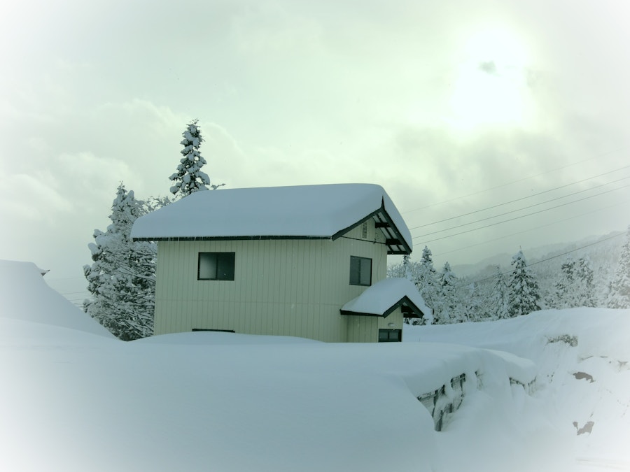 Hill House Exterior Snow