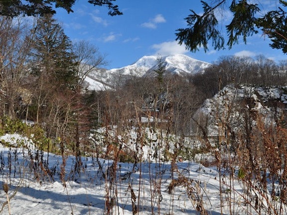 Moiwa Onsen Development Site Creek Winter